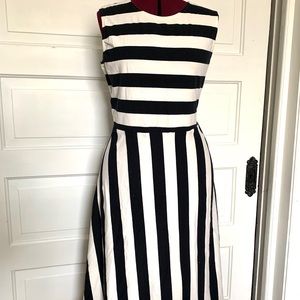 Who What Where Striped Midi Dress
